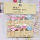 Wooden Clip isi 10pcs KARAKTER - HD011