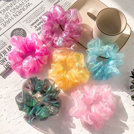 Ikat Rambut Scrunchie HOLOGRAM - HA042