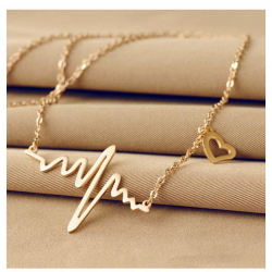 Kalung Rantai Detak Jantung [KALUNG] - JW005