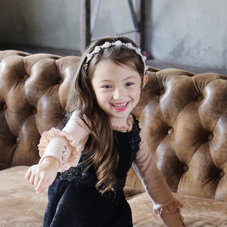 Pearly Flowers Hairband