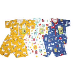 Velvet - ECER 1SET Setelan Starry Night - Kancing Depan - Tangan Pendek [ECER 1 SET]