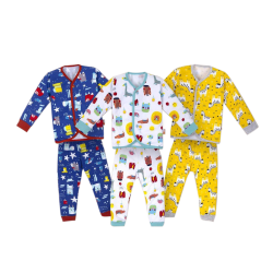 Velvet - ECER 1SET Setelan Starry Night - Kancing Depan - Tangan Panjang [ECER 1 SET]