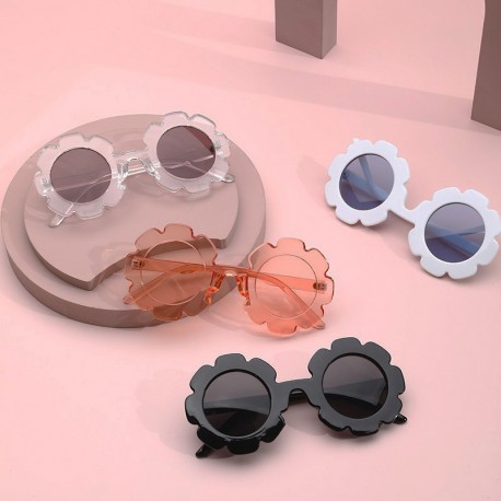 Rectangle Flower Kid Eyeglasses - ZEY017