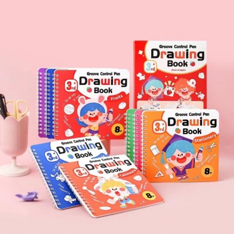 Drawing Book Set 4in1 Groove Control Pen - ST506