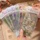 6Pcs Sticker Flower Natural Series - ST510