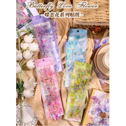Sticker Butterfly in Love With Flower - ST511
