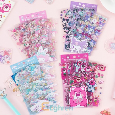 10Pcs Sticker PVC Sweet Sanrio - ST512