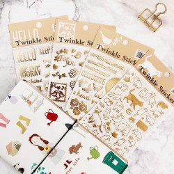 Twinkle Sticker Gold - ST445