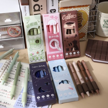 Moka 4Pcs Pulpen Gel Matte Color - PN349