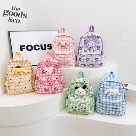 Backpack Grid Sanrio Doll - BG133