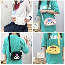 Tas Selempang Poliester Square Sanrio - BG145