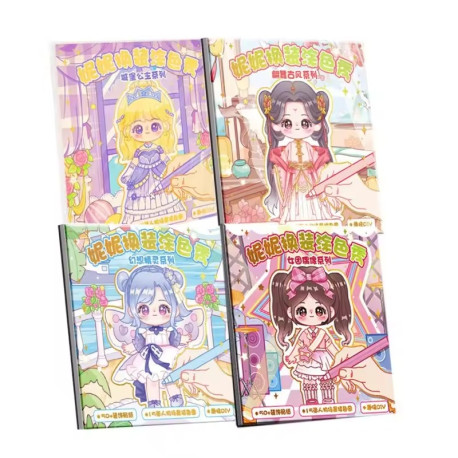 DIY Sticker dan Mewarnai Dress Up - ST759