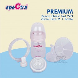 Spectra - PAKET Premium Breast Shield Set WN 28mm Size M + Bottle [PAKET]