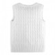 Helomici - Knitwear Tom Vest - White