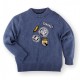 Helomici - Knitwear Little Badge Boy - Blue