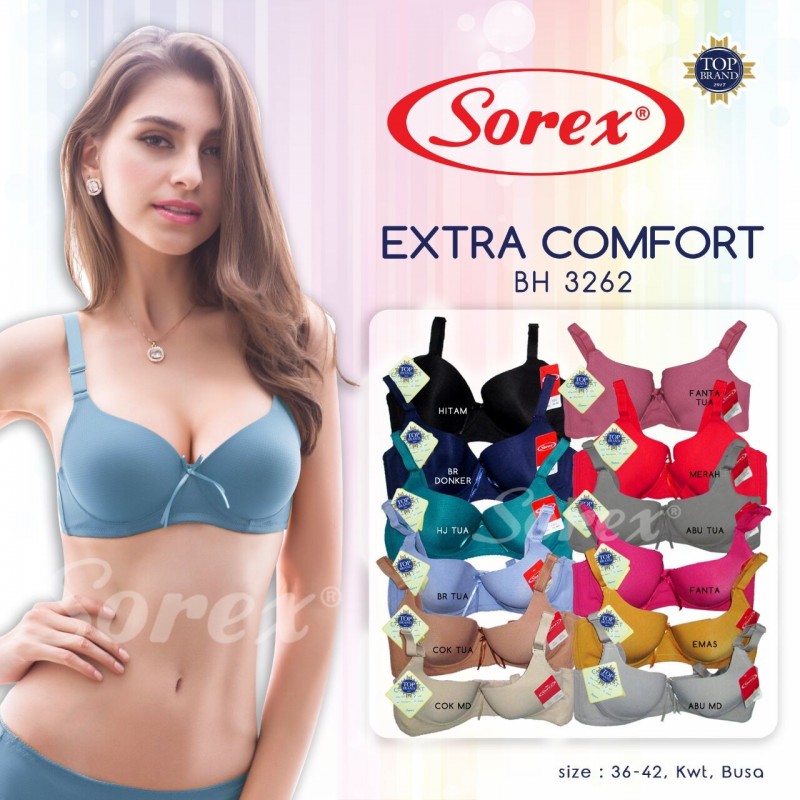 Sorex - Bra Sorex Extra Comfort 3262 (Kawat) - Pink -   (@kkakka.kids & kkakka.baby)