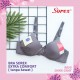 Sorex - Bra Sorex Extra Comfort 9850 (Tanpa Kawat) - Dark Gray