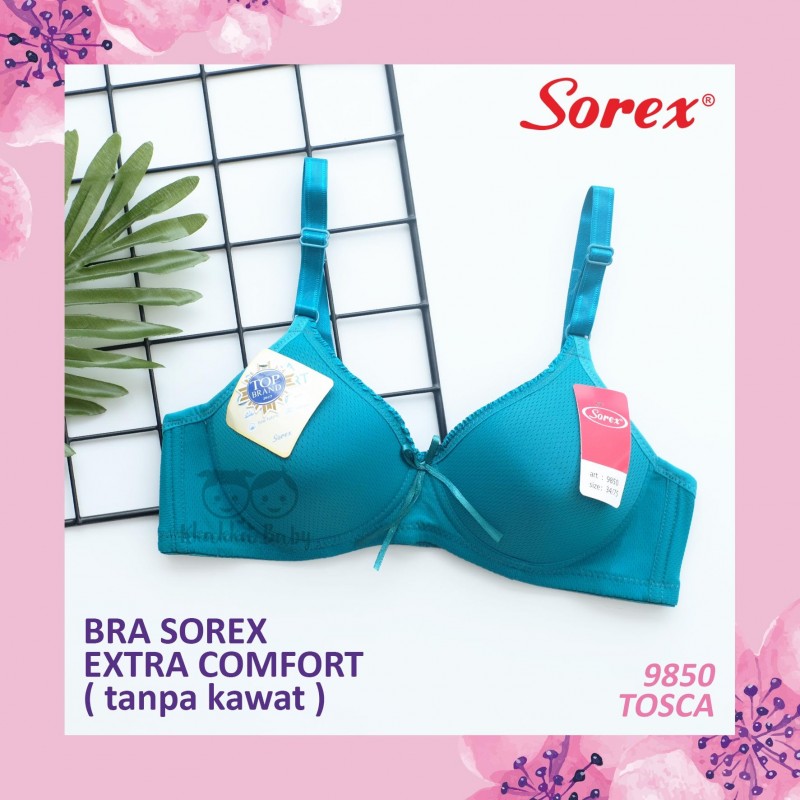 Sorex - Bra Sorex Extra Comfort 9850 (Tanpa Kawat) - Tosca -   (@kkakka.kids & kkakka.baby)