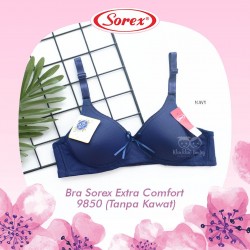 Sorex - Bra Sorex Extra Comfort 9850 (Tanpa Kawat) - Navy