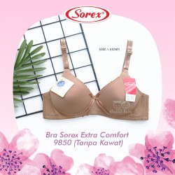Sorex - Bra Sorex Extra Comfort 9850 (Tanpa Kawat) - Dark Brown
