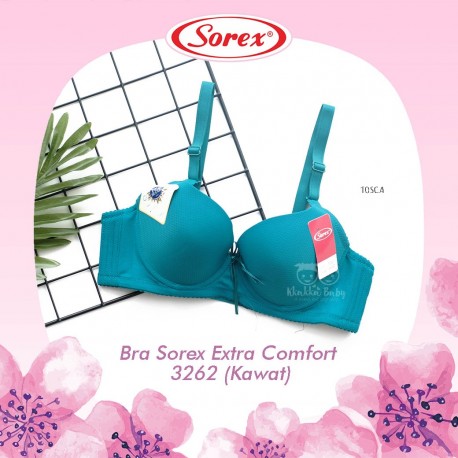 Sorex - Bra Sorex Extra Comfort 9850 (Tanpa Kawat) - Navy -   (@kkakka.kids & kkakka.baby)