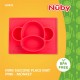 Nuby - Mini Silicone Placemat Pink - Monkey (120930)