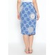 Veyl Women - Carmen Skirt Batik - Blue