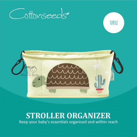 Cottonseeds - Stroller Organizer - Turtle