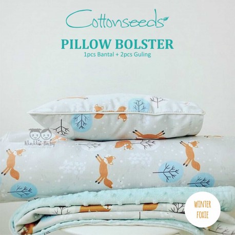 Cottonseeds - Pillow Bolster - Winter Foxie