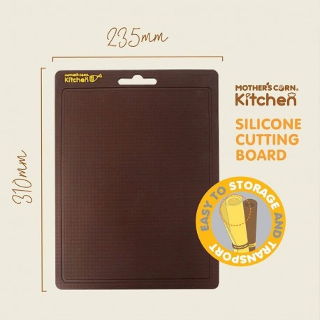 Mother's Corn - Silicone Cutting Board - Brown