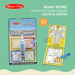 Melissa & Doug - Water WOW! Colors & Shapes Water Reveal Pad - ON the GO Travel Activity