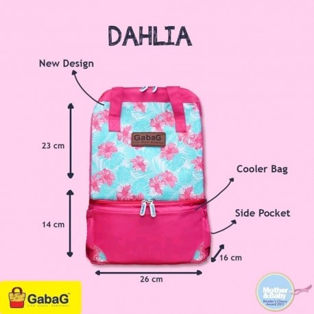 Gabag - Cooler Bag Big Pop Series - Dahlia