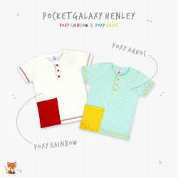 Little Jack - Poket Galaxy (Poxy) Rainbow Henley Shirt