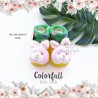 Colorfull Doll Sock - Yellow Bunny Pink