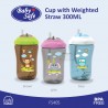 Baby Safe - Cup with Weighted Straw 300ML -  FS405