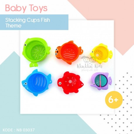 Baby Toys - Stacking Cups Fish Theme