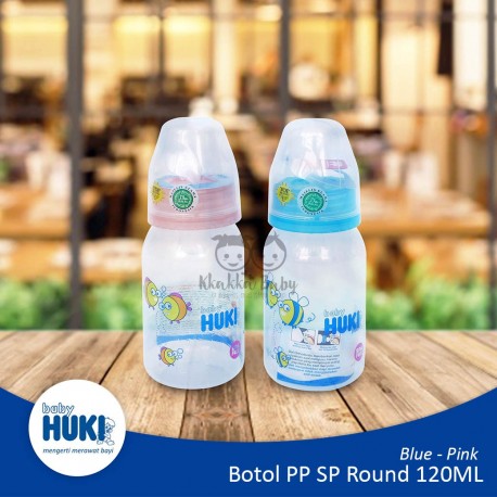 Huki - Botol PP SP Round - 120ML