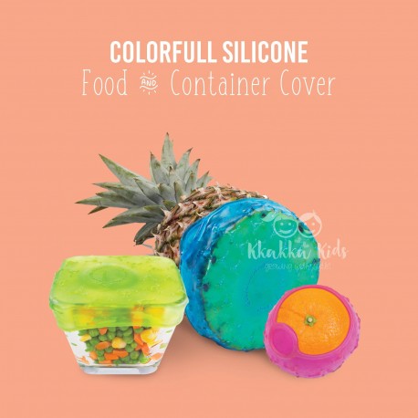 Colorfull Silicone Food and Container Cover (4Pcs)