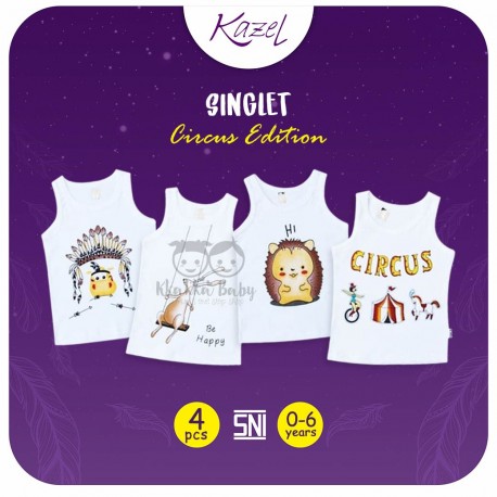 Kazel - Singlet (4 pcs/pack) -  Circus Edition