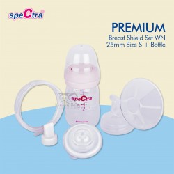 Spectra - PAKET Premium Breast Shield Set WN 25mm Size S + Bottle [PAKET]