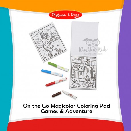 Melissa & Doug - On the Go Magicolor Coloring Pad - Games & Adventure