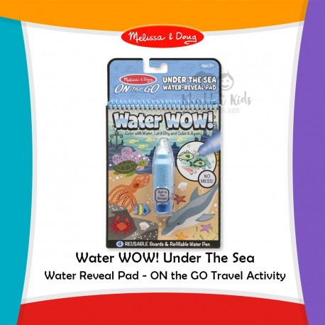 Melissa & Doug - Water WOW! Under The Sea Water Reveal Pad - ON the GO Travel Activity