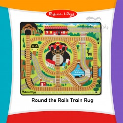 Melissa & Doug -  Round the Rails Train Rug