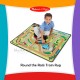 Melissa & Doug -  Round the Rails Train Rug