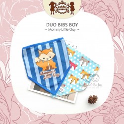 Petite Mimi - Duo Bibs Boy - Mommy Little Guy