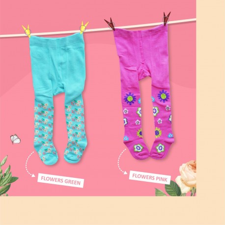 Petite Mimi - Baby Legging - Flowers Pink (LG011/LG012/LG013)