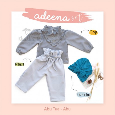 Adeena Set ( Top + Pant + Turban) Abu Tua - Abu
