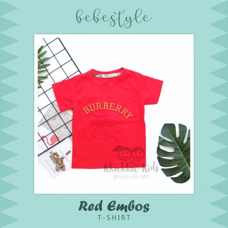 Bebestyle - Red Embos T-Shirt