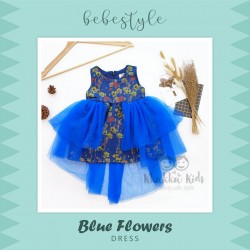 Bebestyle - Blue Flowers Dress