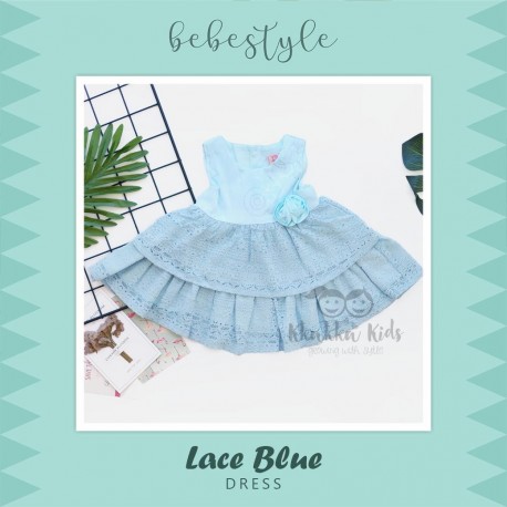 Bebestyle - Lace Blue Dress